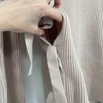 McGuire Denim Mcguire Monsieur Tie Side Merino Wool Bell Sleeve Turtleneck Sweater Cream NWT Photo 5