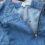 Public School Womens Skort Denim Mini Pencil Distressed Pockets Zip Size Small Blue Photo 7