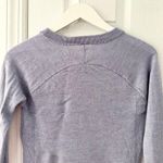 Lululemon Athletica Sit In Lotus Heathered Lilac Crew Neck Cozy Sweater Knit 4 Photo 9