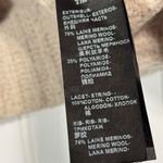 The Kooples  Sport Lace Up Sweater Beige Merino Wool Blend Long‎ Sleeve Size M Photo 8