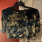Topshop Devore Velvet Burnout Crop Top Photo 4