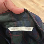 ZARA  Trafaluc Green Blue Plaid Twofer Dress Sz XS Photo 3