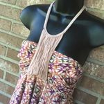 Free People Boho Printed Halter Top Medium Photo 6