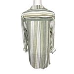 Nanette Lepore  Green Striped Popover Tunic Top M Photo 7