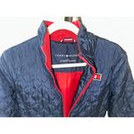 Tommy Hilfiger  Women's 3-in-1 All Weather Quilted Jacket Navy Red Accents Small Photo 2