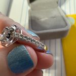 Elegant moissanite round 1 carat Heart Photo 4