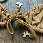 La Mariposa Toluca Top in Golden Shimmer Size L Photo 3