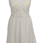 Minuet Ivory Homecoming Dress NWT Size Small Cream Formal Mini Dress Photo 0