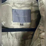 Sanctuary  Sleeveless Zip Front Vest Women's Khaki Army Green Cargo Style Pockets Photo 2