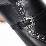 Brighton Y2K Vintage Studded Leather Mules Western Heels Photo 1