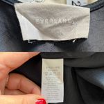 Everlane  Black Dress Japanese GoWeave V-Neck Short Sleeve Elastic Waist 0 EUC Photo 3