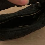 Anthropologie NEW Black Harper-Vanessa Woven Leather Handbag Hobo Knot Handle Shoulder Bag Purse Photo 1