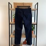 Ann Taylor  Mid-Rise Stretch Cotton Navy Career Ankle Dress Pant Trouser, 8T Photo 3