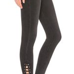 Revolve Lace Up Detail High Waisted Stretch Skinny Jeans Photo 0