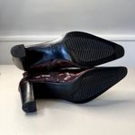 Vero Cuoio VTG Oxblood Dark Red Luxury  Pointy Toe Boots Women's Size 6 Photo 4