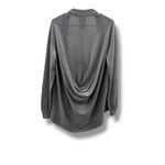 Jil Sander Vintage  Cardigan Size 40 Gray Cashmere Silk Drape Front Made in Italy Photo 1