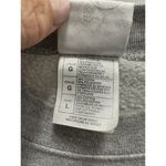 Disney Store Mickey Mouse Sweatshirt Grey Size Large Crewneck Cotton/Polyester Photo 2