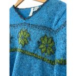 NWT TWIGGY London | M | Mohair Knit Sweater Pullover Ski Alps Women's Fair Isle Blue Size M Photo 2