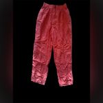 1010 Design women orange silk palazzo pants elastics waist zip bottom Pink Size M Photo 3
