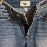 Paige  Anessa Petite Wide Leg Jeans in Rock Show Distressed Photo 5