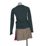 The North Face Heather Green Crew Neck Pullover Top French Terry Size XS Photo 1