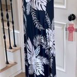 Black White Comfy Knit Midi Dress New Photo 2