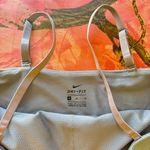 Nike silver grey sports bra cursive logo Photo 7