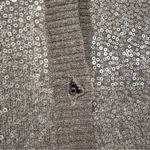 Alice + Olivia Brown Taupe Sequin Hooded Cardigan size large Photo 8