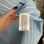 AKNVAS Susanne Striped Poplin Button Photo 5