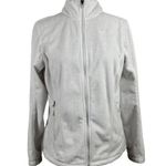 The North Face Women’s Helata Full Zip Fleece Fuzzy Jacket White Size Medium Photo 0
