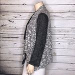 Style & Co . Woman Size 2X Black & White Drape Open Front Sweater Cardigan Jacket Photo 3