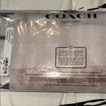 Coach Cream and Purple Floral Wristlet Photo 5