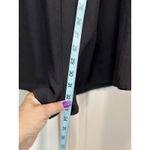 SheIn Black Short Romper Size Large Faux Tie On Straps Flowy Photo 3