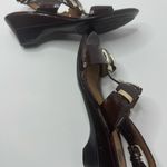 Sofft Alina Brown Patent Leather Sandals Size 6M Photo 6