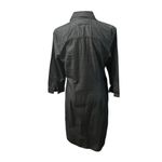 Tommy Hilfiger Dark Wash Lightweight Denim Collared 3/4 Sleeve Shirt Dress Sz M Photo 5