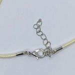 Handmade Cream Wax Green Elephant Necklace Photo 5