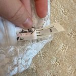 Free People Intimately White Floral Lace Bandeau Strapless Bra Photo 3