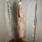 Cooper and Ella  Pink and Blue Sheath Mini Dress Photo 2