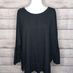 Spanx ♦️♦️ perfect Dolman Sleeve Top NWOT Size Medium Black 3/4 Sleeve Photo 6