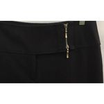 Womens Fashionista Black Wide Leg Dress Pants Trousers with Zipper Detail Size 6 Photo 1