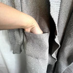 Venus Heather Gray Duster Cardigan Open Front Size Small Photo 4