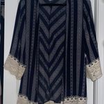 Xhilaration Xhileration Blue Kimono Photo 1