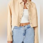 Forever 21 Cropped Denim Trucker Jacket Photo 2