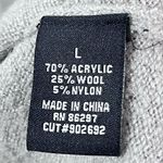 BCBG Maxazria Gray/White wool blend sweater dress size large Photo 6