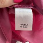 Banana Republic  Large Blouse Halter Silk Fairy Coquette Whimsy Y2K Romantic Pink Photo 6