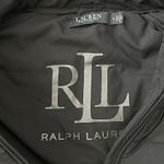Ralph Lauren Lauren Black Quilted Puffy Hooded Long Sleeve Jacket Coat **Sz M** Photo 4