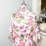 Show Me Your Mumu  Robe Brie Pink and White Floral Design Photo 8