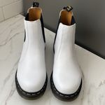 Dr. Martens  shoes  White Yellow Stitch Smooth Leather Chelsea Boots New size 9 Photo 7