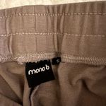 Mono B High Waisted Joggers Sz S Brown Photo 2