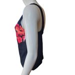 Jantzen NWT  Black, Red, & Orange Floral Tankini Top (12) Photo 2